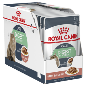 Royal Canin Digest Sensitive in Gravy Wet Cat Food Pouches