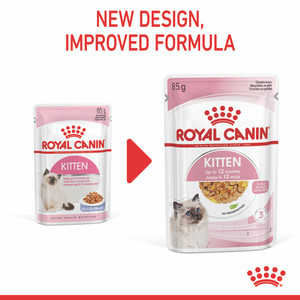 Royal Canin Kitten Instinctive in Jelly Wet Cat Food Pouches