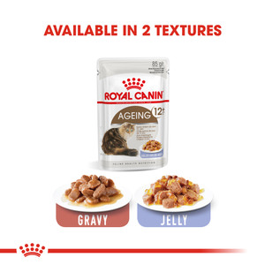 Royal Canin Ageing 12+ in Jelly Wet Cat Food Pouches