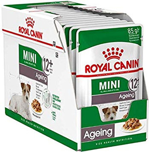 Royal Canin Mini Ageing 12+ Senior Wet Dog Food Pouches