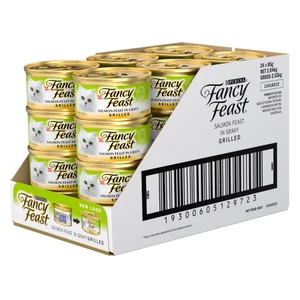 Fancy Feast Grilled Salmon Feast in Gravy Adult Wet Cat Food