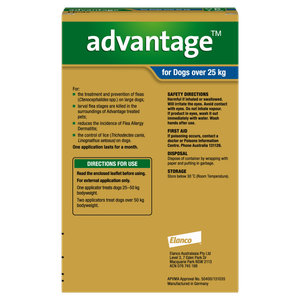 Advantage For Extra Large Dogs Dark Blue