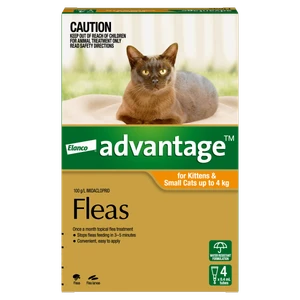 Advantage For Small Cats and Kittens Orange