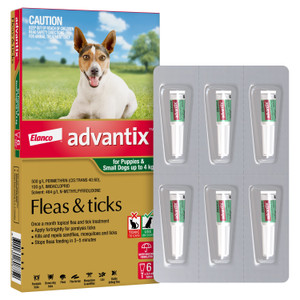 Advantix Flea & Tick For Small Dogs and Puppies Green