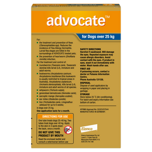 Advocate Flea & Worming For Extra Large Dogs Dark Blue