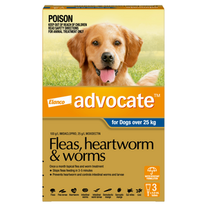 Advocate Flea & Worming For Extra Large Dogs Dark Blue
