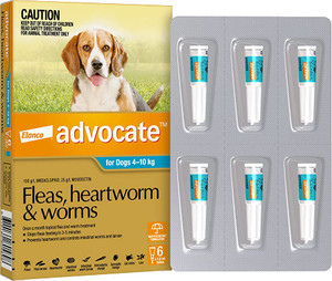 Advocate Flea & Worming For Medium Dogs Aqua