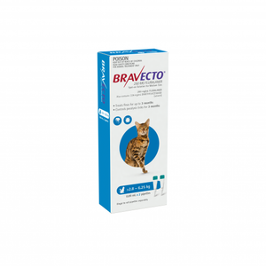 Bravecto Flea & Tick Spot-On For Medium Cats Blue