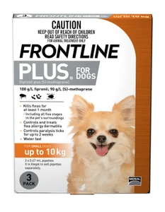 Frontline Plus Flea & Tick Treatment For Small Dogs