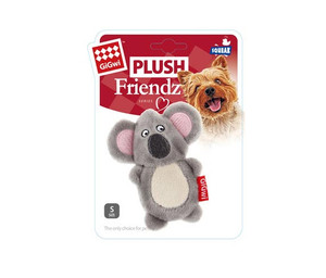 GIGwi Plush Koala Squeaker Dog Toy