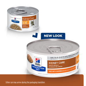 Hill's Prescription Diet k/d Kidney Care PÃƒÂ¢tÃƒÂ© with Chicken Wet Cat Food