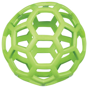 JW Hol-Ee Roller Dog Toy Asst Blue, Green, Purple & Red