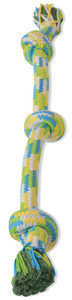 Mammoth Flossy Chews Braidys 3 Knot Tug Dog Toy
