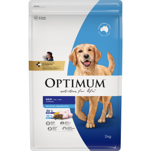 Optimum Adult Dry Dog Food With Chicken, Vegetables & Rice