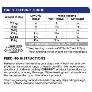 Optimum Toy/Small Breed Dry Dog Food With Chicken Vegetables & Rice