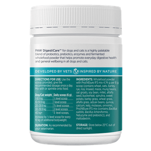 Paw Digesticare Probiotic Powder