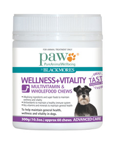 Paw Wellness & Vitality Multivitamin Chews For Dogs