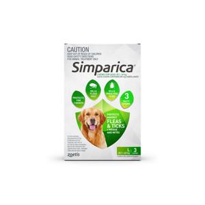 Simparica Flea & Tick for Large Dogs Green