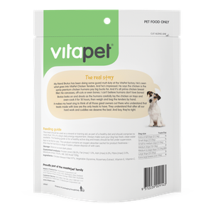 VitaPet Jerhigh Chicken Jerky Tender Dog Treats 400g Back