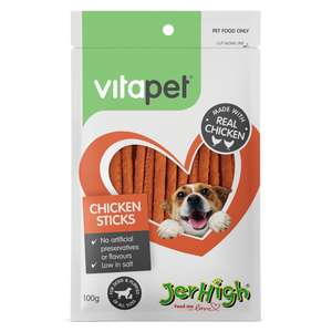 VitaPet Jerhigh Chicken Stick Dog Treats