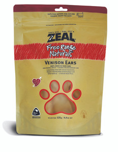Zeal Venison Ears Dog Treats