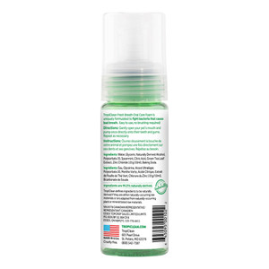 Tropiclean Fresh Breath Fresh Mint Foam Back