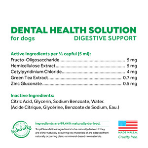 Tropiclean Fresh Breath Water Plus Skin & Coat