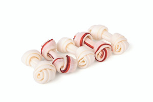 Kazoo Rawhide Knot Bone 6cm Dog Treat