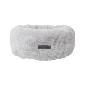 La Doggie Vita Silver Plush Donut  Cat Bed