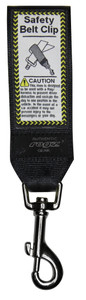 Rogz Landing Strip Safety Belt Clip Black