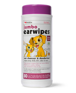 Petkin Jumbo Ear Wipes