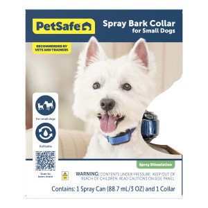 PetSafe® Deluxe Little Dog Spray Bark Control Packaging Front