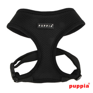 Puppia Soft Dog Harness Black