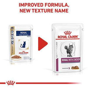 Royal Canin Veterinary Diet Renal Chicken Wet Cat Food Pouches