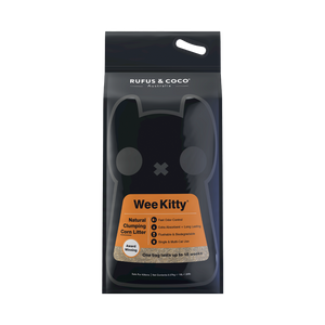 Rufus & Coco WEE KITTY CORN Clumping Cat Litter