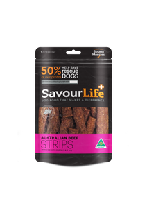 SavourLife Beef Strips Dog Treats