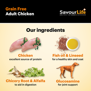 SavourLife Grain Free Dry Dog Food Chicken