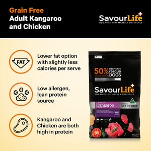 SavourLife Grain Free Australian Kangaroo & Chicken Dog Food