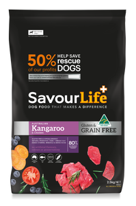 SavourLife Grain Free Dry Dog Food Kangaroo 10kg
