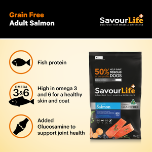 SavourLife Grain Free Dry Dog Food Salmon