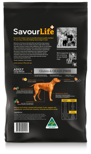 SavourLife Grain Free Large Breed Dry Dog Food back