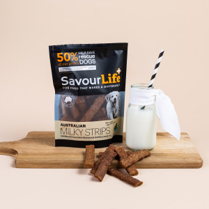 SavourLife Milky Strips Dog Treats