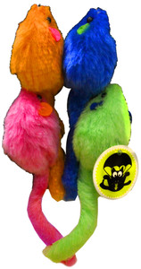 Scream Multi-Coloured Mice Cat Toy
