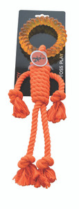 Scream Rope Man With Tpr Head Loud Orange