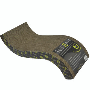 Scream S-Curve Cat Scratcher Loud Green/Black