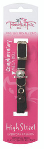 Trouble & Trix Cat Collar Black