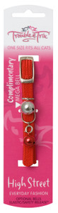 Trouble & Trix Cat Collar Red