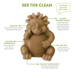 Whimzees Hedgehog Dog Treats Large