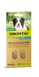 Drontal Chewable Allwormer For Medium Dogs