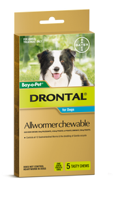 Drontal Chewable Allwormer For Medium Dogs